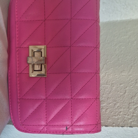 Pink Quilted Women's Bag - Picture 1 of 3